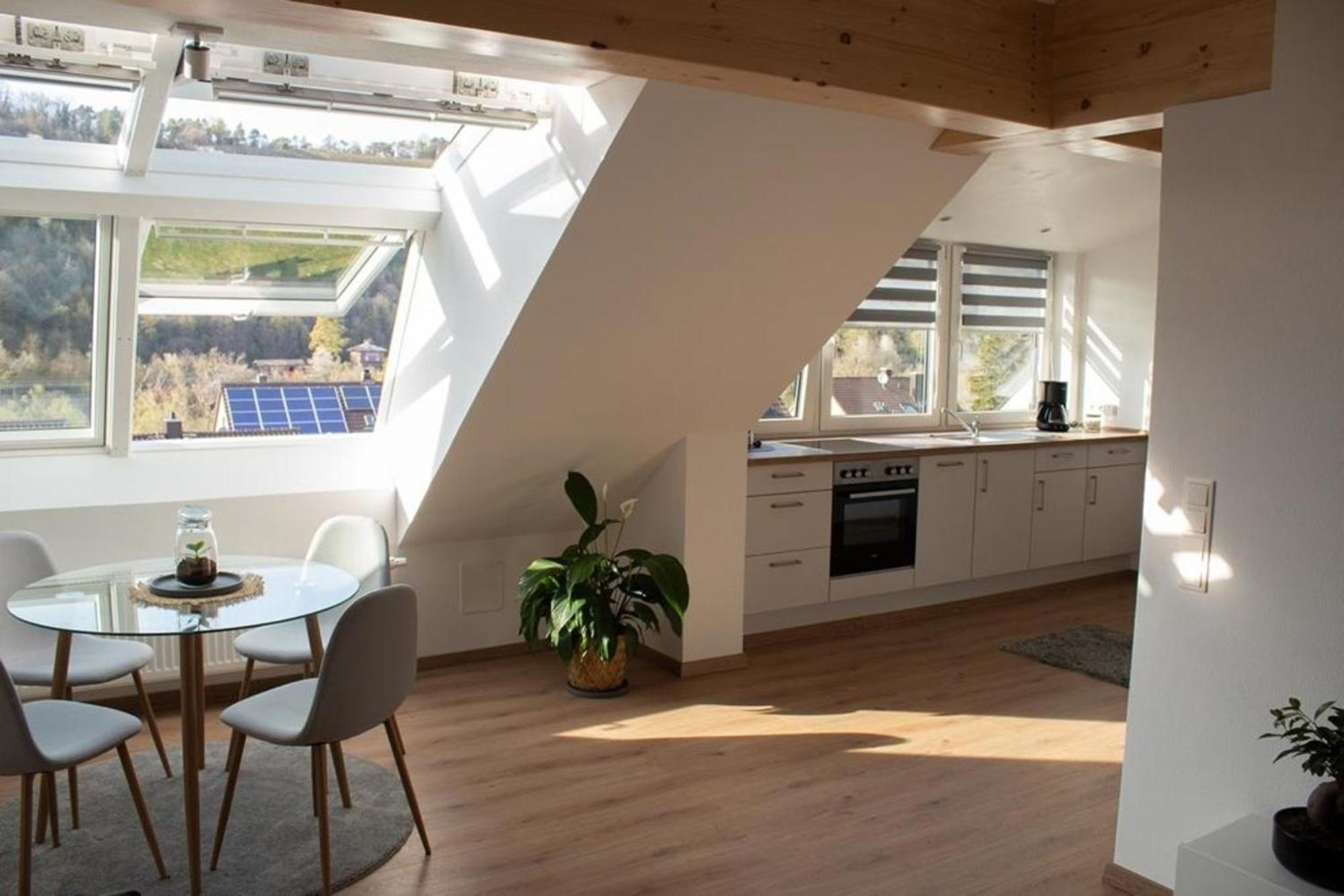 ורטהיים Ferienwohnung Kurz "Panoramablick" מראה חיצוני תמונה